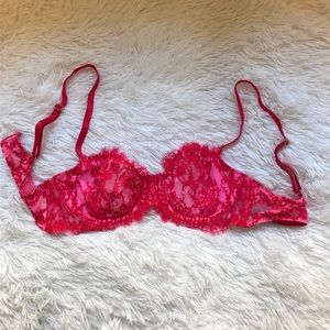 Victoria’s Secret “Very Sexy Demi” Red + Pink Bra